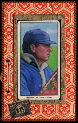 Picture, Helmar Brewing, T206-Helmar Card # 373, Mordecai BROWN (HOF), Heavy sweater, St. Louis Terriers